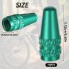 8 Colors Presta Valve Cap, 16 Pack Aluminum Anodized Bike Valve Stem Caps Bicycle Tire Air Dust Stem Covers - Used On Presta/French Valves Bike Tire Caps for MTB Road Racing Bicycle(Rocket Style) view 2