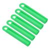 PATIKIL 4" Billiard Cue Hanger, 5 Pack Rubber Snooker Pool Rod Sleeve Protector Billiard Stick Storage Hanging Tool Accessory, Green view 1