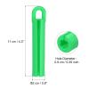 PATIKIL 4" Billiard Cue Hanger, 5 Pack Rubber Snooker Pool Rod Sleeve Protector Billiard Stick Storage Hanging Tool Accessory, Green view 2