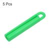 PATIKIL 4" Billiard Cue Hanger, 5 Pack Rubber Snooker Pool Rod Sleeve Protector Billiard Stick Storage Hanging Tool Accessory, Green view 3