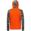 BASSDASH Mens UPF 50 Performance Fishing Shirt Cooling Hoodie Camo Long Sleeve FS17M view 2