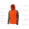 BASSDASH Mens UPF 50 Performance Fishing Shirt Cooling Hoodie Camo Long Sleeve FS17M view 4