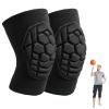 Men Women Knee Pads for Wrestling Volleyball Soccer, Flexible Lightweight Kneepads with Comfortable Foam Padding for Pole Dance Yoga Mountain Bike Skateboard, Youth Knee Pad for Sports & Work, Black M view 1
