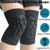 Men Women Knee Pads for Wrestling Volleyball Soccer, Flexible Lightweight Kneepads with Comfortable Foam Padding for Pole Dance Yoga Mountain Bike Skateboard, Youth Knee Pad for Sports & Work, Black M view 3