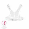 Acrylic Small Ball Stand Holder, Ball Display Holder Acrylic Ball Stand Baseball Display Stand Acrylic Baseball Holder for Baseball Golf Tennis Ball Spheres Display view 1