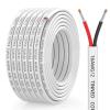 CONEPY 16 Gauge Marine Wire, 16/2 Duplex Marine Grade Cable, IP68 Waterproof/Oxygen-Free Tinned Copper Stranded PVC 16 AWG Wire for Boat, Automotive, RV, Solar, LED Strips (30FT) view 1