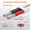 CONEPY 16 Gauge Marine Wire, 16/2 Duplex Marine Grade Cable, IP68 Waterproof/Oxygen-Free Tinned Copper Stranded PVC 16 AWG Wire for Boat, Automotive, RV, Solar, LED Strips (100FT) view 2