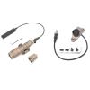 NECARL M300A 500 Lumens Tactical Flashlight Weapon Light Tan + Tan Remote Pressure Switch for Mlok/Keymod Rail view 1