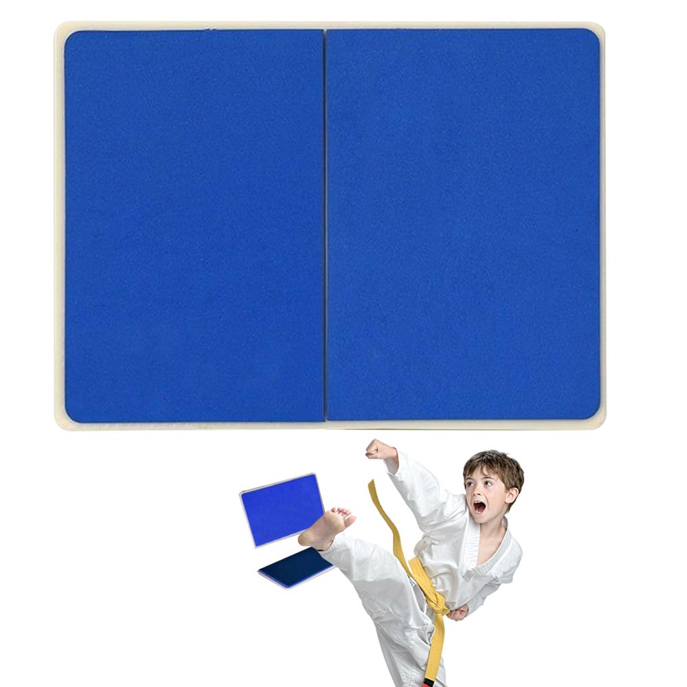 Rebreakable Board for Kids Reusable Thickened ABS EVA Training Taekwondo Board Taekwondo Breaking Boards for Performance Practicing Test, Blue Taekwondo Breaking Boards Taekwondo Training Equipment