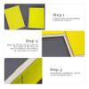 Rebreakable Board for Kids Reusable Thickened ABS EVA Training Taekwondo Board Taekwondo Breaking Boards for Performance Practicing Test, Yellow Taekwondo Breaking Boards Taekwondo Training Equipment view 2