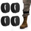 4 PCS Cowboy Boot Ankle Strap Snake Bootstraps Elastic Adjustable Boot Blousers for Gardening Hiking Cycling Fishing Running Hunting view 1