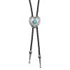 SHITINGRM Vintage Western Lariat Tie Heart Necktie Punk Lariat Necklace Costume Accessory Lariat Tie Western view 1