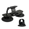 EBIZ&TECH Bike Rack for Car Roof, Quick Release Aluminium Alloy Roof Rack with Suckers for Various Vehicles, Fits Mountain & Road Bikes with Adapters with 12x100mm/15x100mm/15x110mm (Black, 3 Suckers) view 1