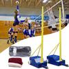 Volleyball Net Systems,Heavy Duty Indoor Volleyball Net Height Adjustable, Portable Volleyball Poles for Backyard Outdoor School Stadium(1 Volleyball Net + 1 Badminton Net) view 1