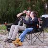 Bolosy 2 Person Camping Chair Camping Loveseat Oversized Double Folding Camping Chair Heavy Duty Two Person Camp Chair Love Seat Dou Chairs Sport Lawn Chair for Adults view 2