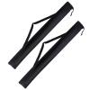 2PCS Billiard Cue Stick Carrying Case, Snooker Storage Bag, 35 Inch Black Pool Cue Case view 1