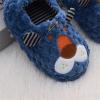 Halloween Slippers Kids Toddler Cow Slippers Boys Girls Soft Plush Fuzzy House Slippers Cartoon Baby Winter Shoes (Blue, 13.5 Little Child) view 2