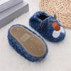Halloween Slippers Kids Toddler Cow Slippers Boys Girls Soft Plush Fuzzy House Slippers Cartoon Baby Winter Shoes (Blue, 13.5 Little Child) view 4