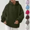 HGps8w Womens Hoodies Oversized Sweatshirts Pullover Fleece Sweaters Long Sleeve Fall Winter Jacket with Pocket view 2