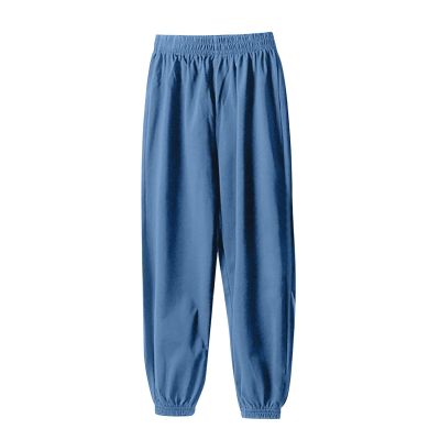 Kids Unisex Cotton Pull On Jogger Pants Solid Color Elastic Waistband Casual Sports Pants Boys Girls (E, 10-11 Years)