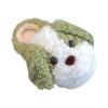 Toddler House Slippers Kids Cute Animal Cartoon Shoes Girls Boys Warm Fuzzy Winter Household Slippers Dog Shoes (Green, 2 Big Kids) view 1