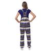 FOCO Baltimore Ravens NFL Womens Ugly Home Gating Bib Overalls - XL view 2