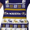 FOCO Baltimore Ravens NFL Womens Ugly Home Gating Bib Overalls - XL view 4