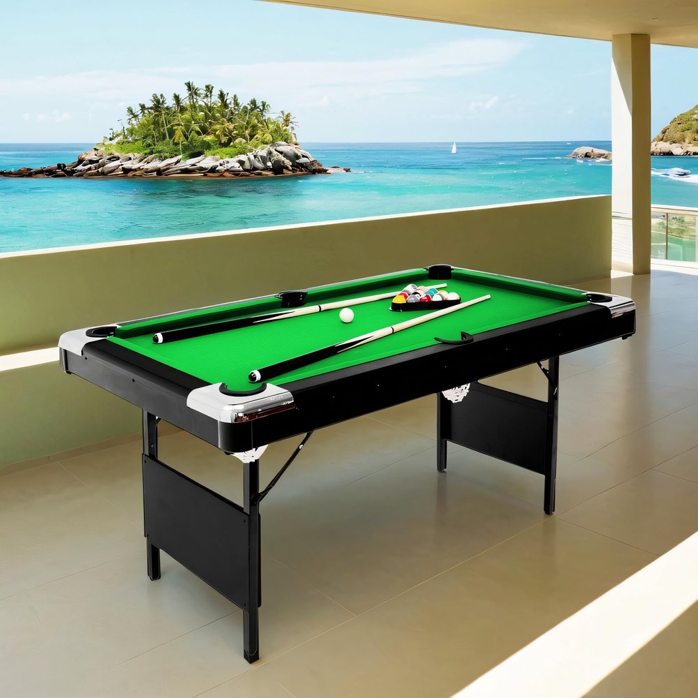6FT Billiard table, game table, billiards, pool table, children's billiard table, children's pool table, family game table, table pool, indooor playground, home used pool table, ball game, family game