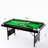6FT Foldable Billiard Table, Green Felt Top, with Cues and Balls, for Family Game6FT Billiard Table,6FT Game Table, Billiards, Pool Table, Children's Billiard Table, Children's Pool Table view 2