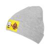 MULIHU Cute Poo and Toilet Paper Beanie Hat for Men Women Winter Warm Knit Hats Ski Hat Skull Cap Gray