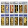 1996-97 Fleer Skybox Kobe Gold Leaf 6-Card Rookie RC Set Officially Licensed - All 6 Cards Graded Gem Mint 10 view 1