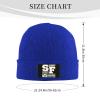 San Francisco Vintage Stamp Print Beanie Hat for Men Women Winter Warm Knit Hats Ski Hat Skull Cap Blue view 3