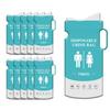 Heeguosons 8Pcs Emergency Disposable Urinal Bags, 750 ML Camping Pee Bags Unisex Urine Bag Vomit Bag for Travel Traffic Jam Portable Toilet Bag for Men Women view 1