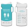 Heeguosons 8Pcs Emergency Disposable Urinal Bags, 750 ML Camping Pee Bags Unisex Urine Bag Vomit Bag for Travel Traffic Jam Portable Toilet Bag for Men Women view 3