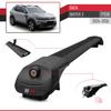 acpar Compatible with Dacia Duster 3 (P1310) 2024-2025 ACE-1 Car Roof Rack Cross Bar Black Aluminium 2 Bars view 3