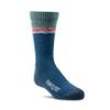 Farm to Feet Kids Missoula Light Cushion Crew Socks (Medium, Navy Rainbow Trout) view 1