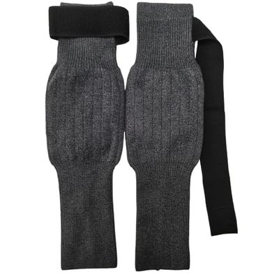 XJCMOON Thickened Leg Warmers for Women and Men - Anti-Slip Knee Sleeves for Arthritic Knees, Hiking, Climbing, Skating & Sleeping - Medium