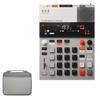 BoxWave Case Compatible with Teenage Engineering EP133 K.O. II - Hard Shell Briefcase, Slim Messenger Bag Briefcase Cover Side Pockets - Pewter view 1