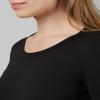 32 Degrees Heat Women's Lightweight Crew Baselayer Top | Form Fitting | Long Sleeve | 4-Way Stretch | Thermal, Black, X-Small view 2