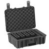 Condition 1 18" 5 Pistol Gun Case w/Pre-Cut Foam for 20 Mags  Waterproof, Lockable, TSA Approved, Stackable, Fits Optics & Lights  Gun Metal Gray, Made in USA, Model 801 view 1