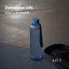KIVY Slim Water Bottle 32oz [Lightweight & Shatterproof] Fits Backpack & Cupholder for Travel, Sports, School - Blue water bottle no straw - Cute aesthetic water bottles screw top - Dishwasher Safe view 3