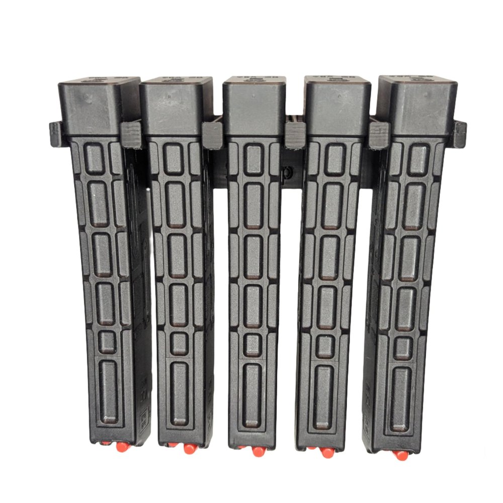Hammy3DPrints Mount for CZ Scorpion EVO Mags - Magnetic/Safe | Magazine Holder Storage Rack