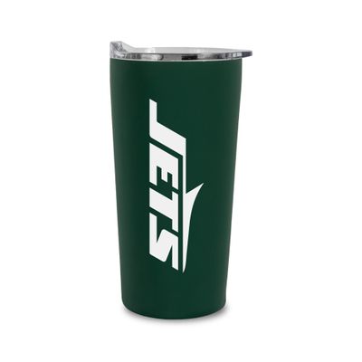 Rico Industries NFL Football New York Jets 18oz Soft Touch, Easy Grip Tumbler