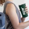 Rico Industries NFL Football New York Jets 18oz Soft Touch, Easy Grip Tumbler view 4