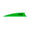 Bohning X3 Vane, 3", Neon Green, 100pk view 2