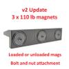 Hammy3DPrints Mount for B&T APC/GHM/SPC / TP9 9mm/45 Mags - Magnetic/Safe | Magazine Holder Storage Rack view 2