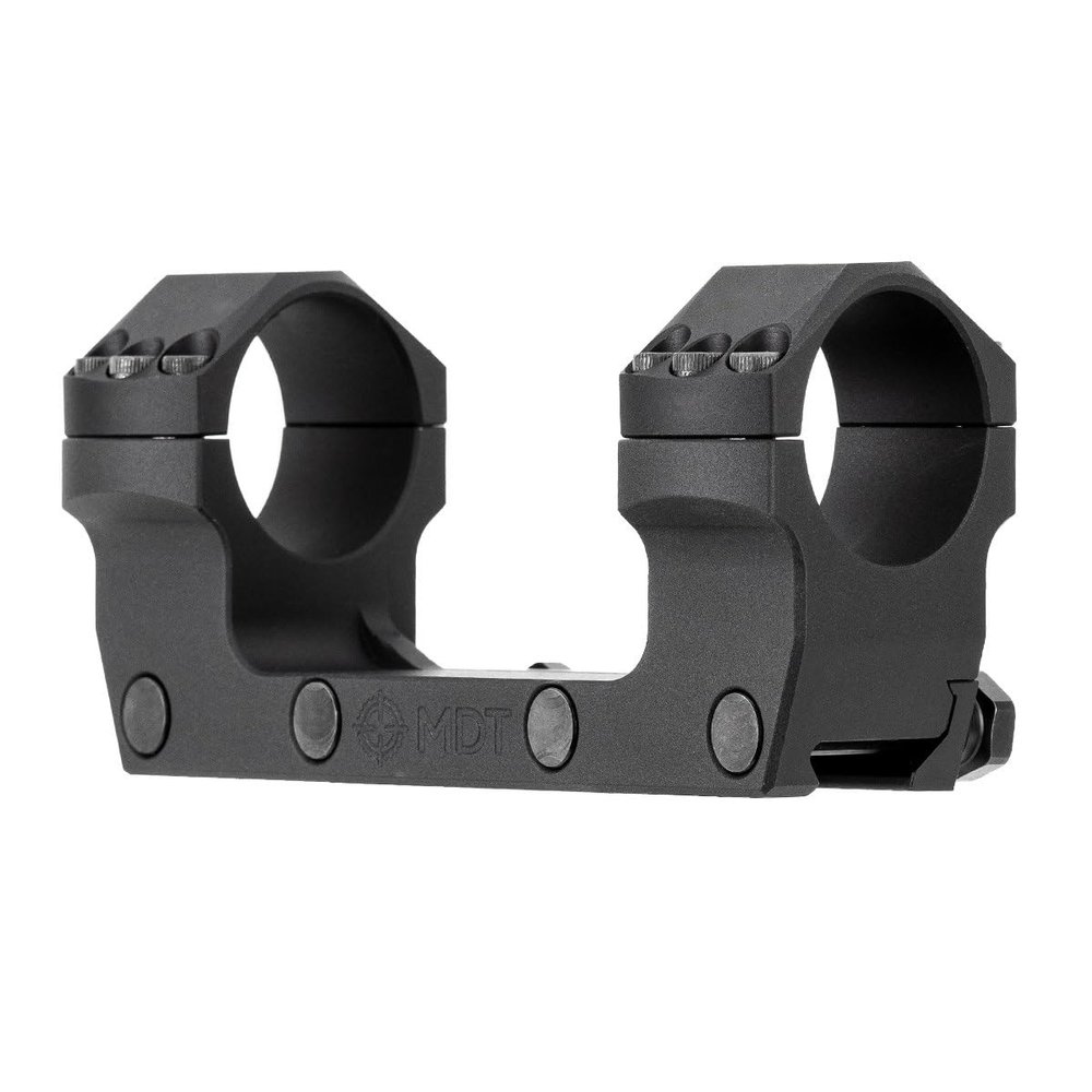 MDT 35mm 1.50" High One-Piece Scope Mount, Robust Clamping System, Accessory Scope Ring Cap Compatible, Black (106914-BLK)