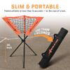 Baseball Softball Portable Batting Practice Ball Caddy, Use During Training and Drills, Save Your Back No More Bending, Holds up to 60 Baseballs, Instant Setup (3 Leg) view 4