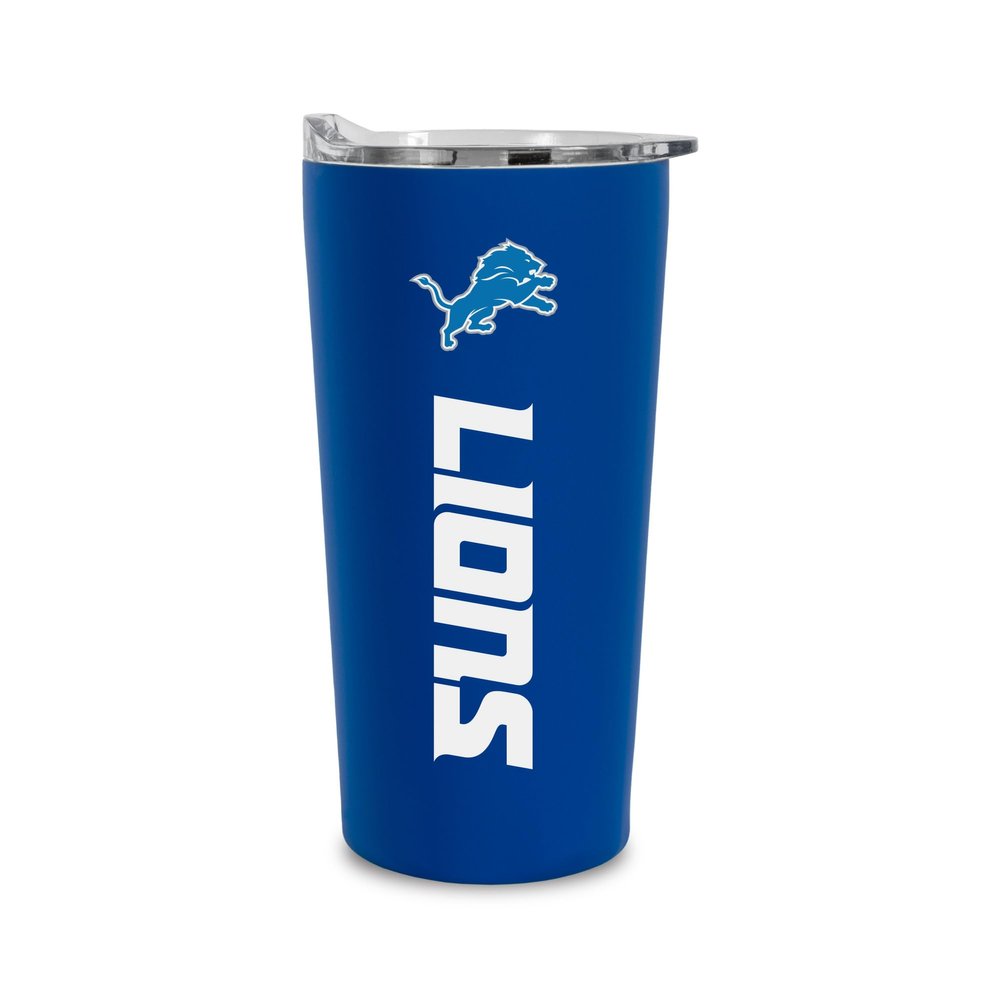 Rico Industries NFL Football Detroit Lions 18oz Soft Touch, Easy Grip Tumbler