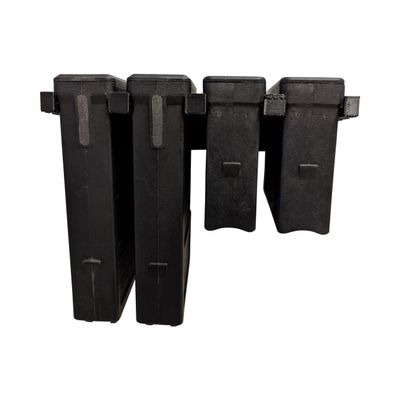 Hammy3DPrints Mount for AICS 308/762 Pmag Mags - Magnetic/Safe | Magazine Holder Storage Rack (4 Mag)